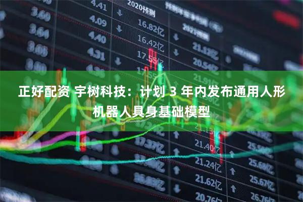 正好配资 宇树科技：计划 3 年内发布通用人形机器人具身基础模型